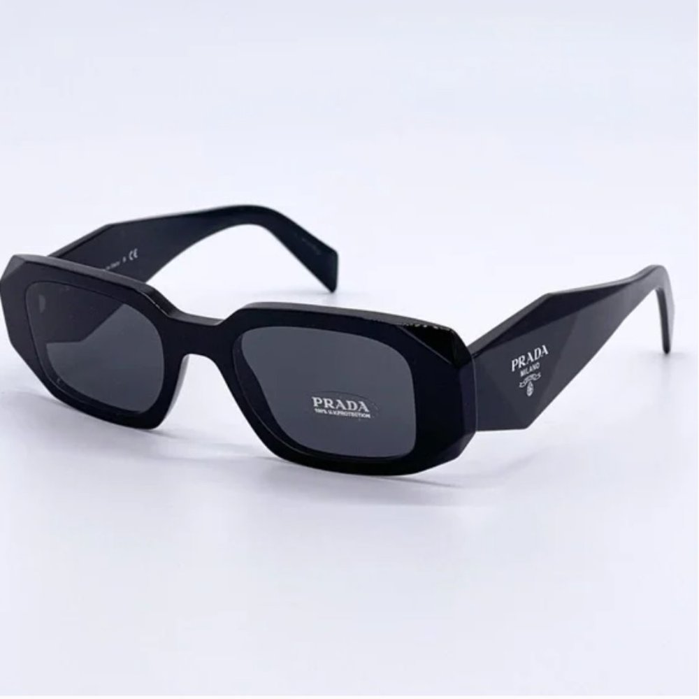 NEW PRADA BLACK SUNGLASSES UNISEX NEW COLLECTION